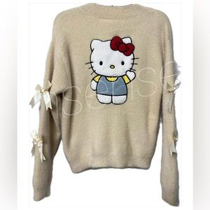 Hello Kitty Cream Knit Sweater
